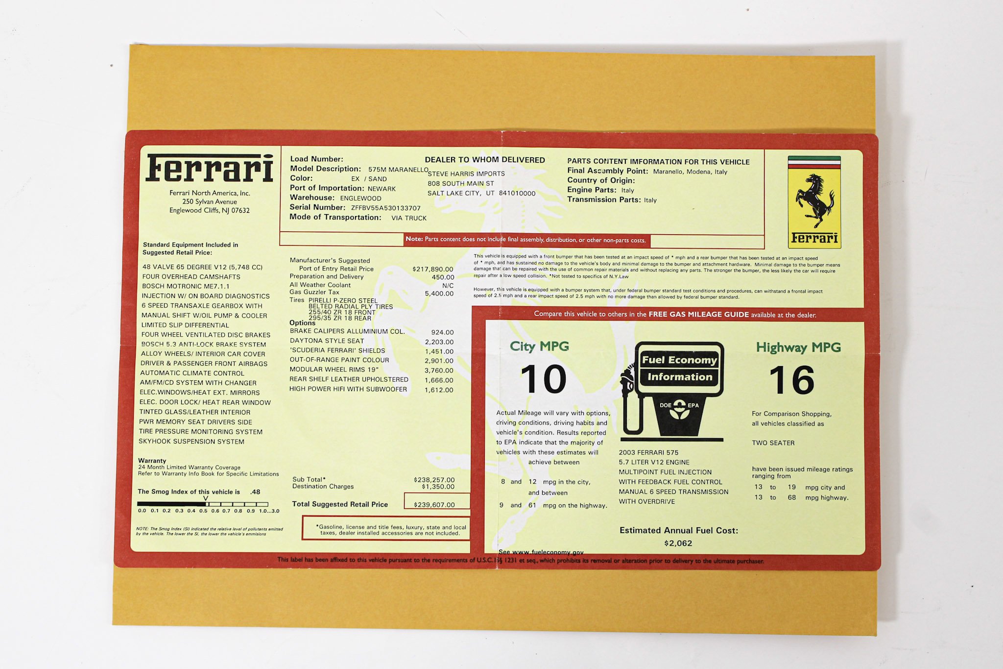 Used 2003 Gray Ferrari  image 45