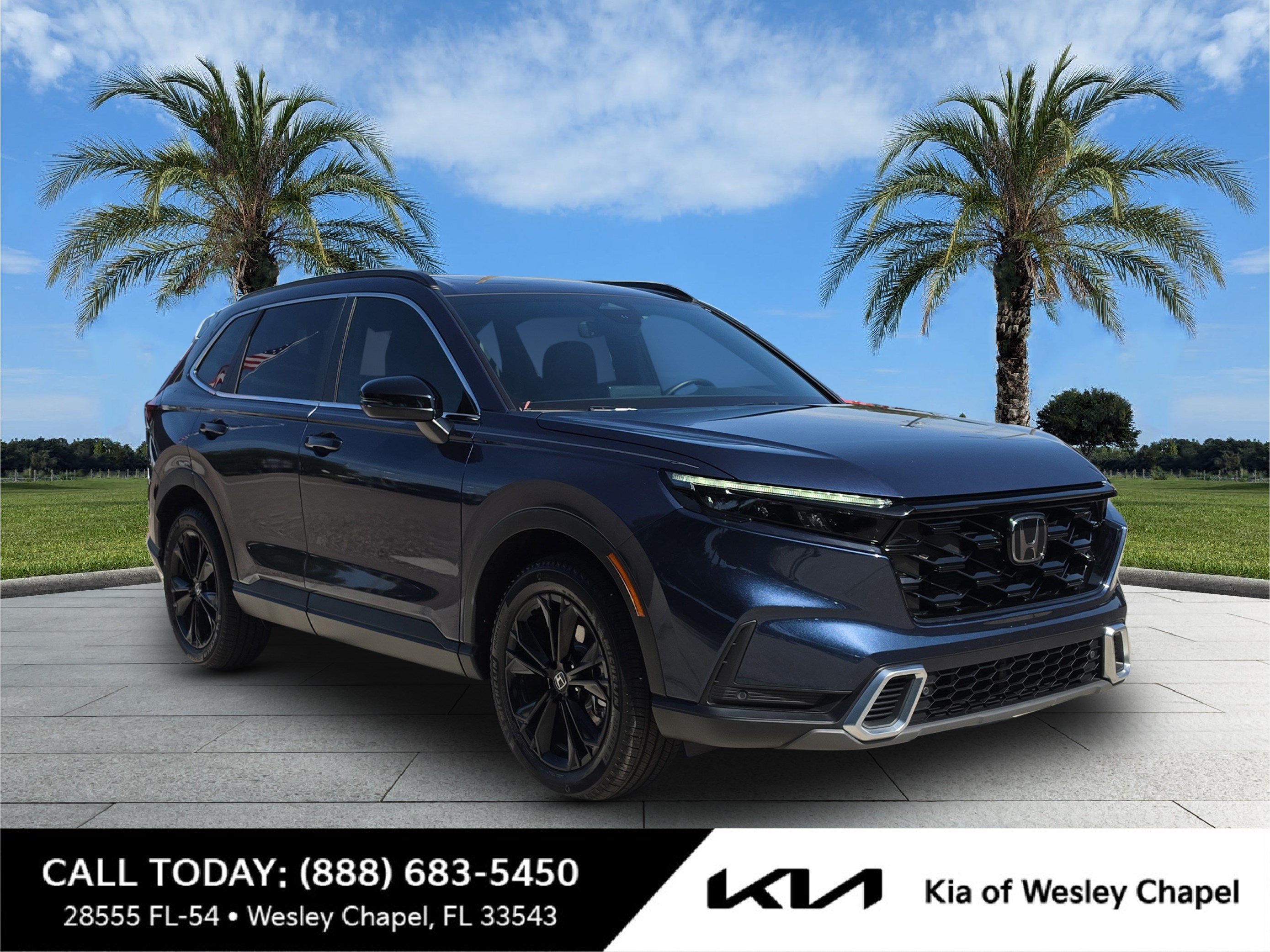 Used 2025 Canyon River Blue Metallic Honda Sport Touring image 1