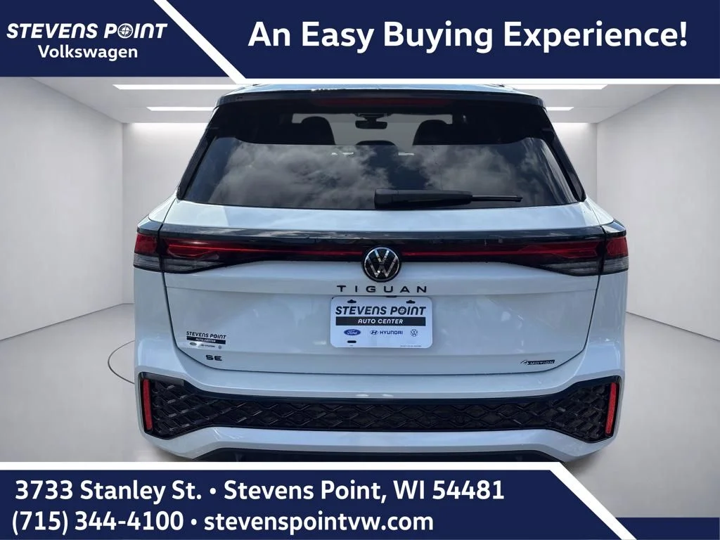 New 2026 Opal White Pearl Volkswagen 2.0T SE R-Line Black image 4