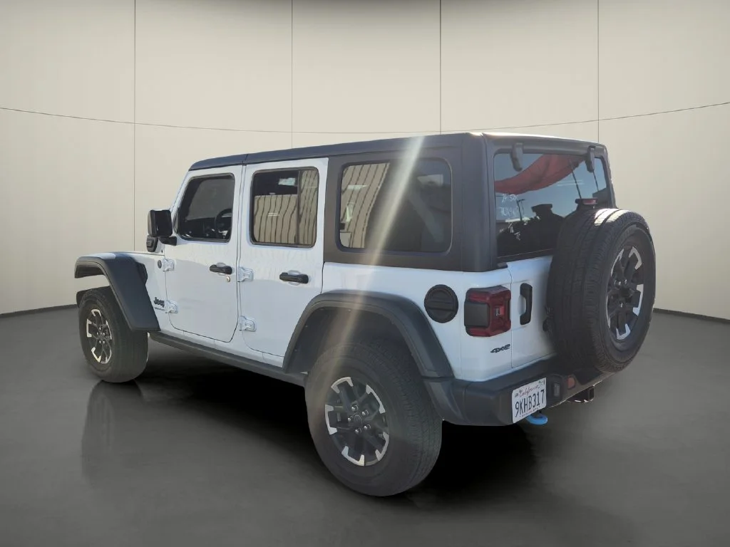 Used 2024 White Jeep Rubicon 4xe image 5