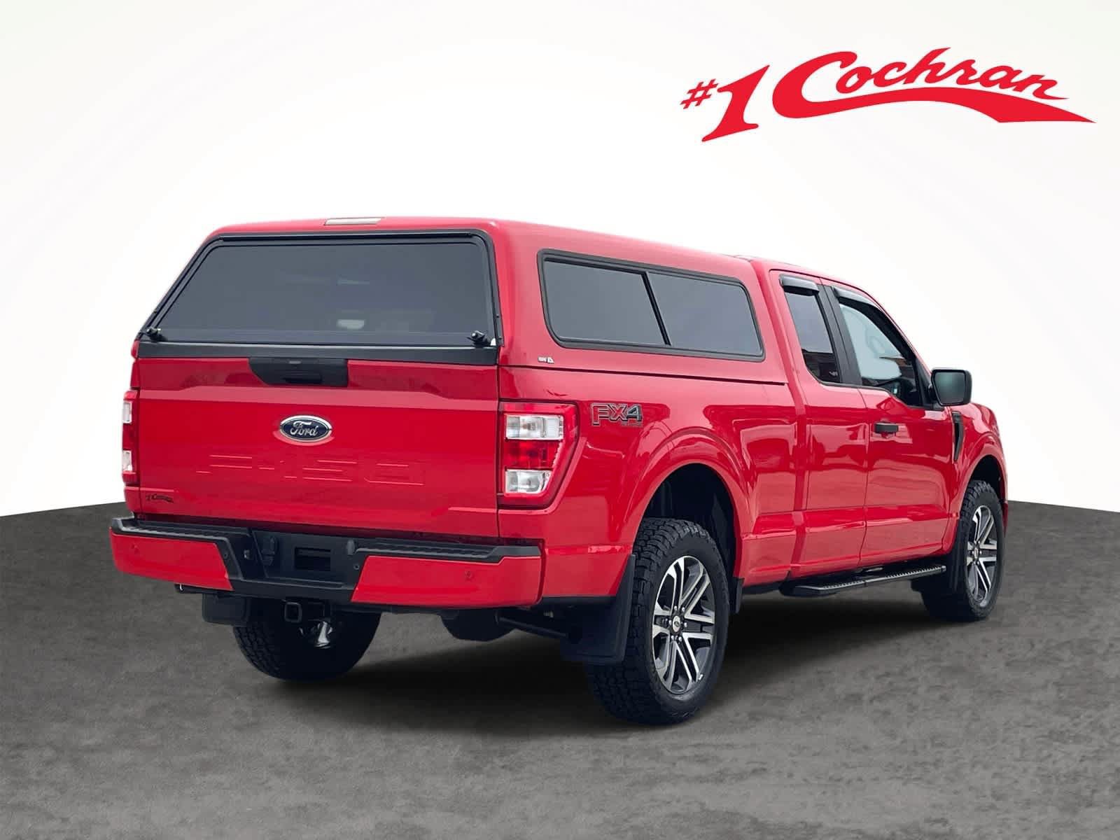 Used 2023 Race Red Ford XL 4WD SuperCab 6.5 Box image 3