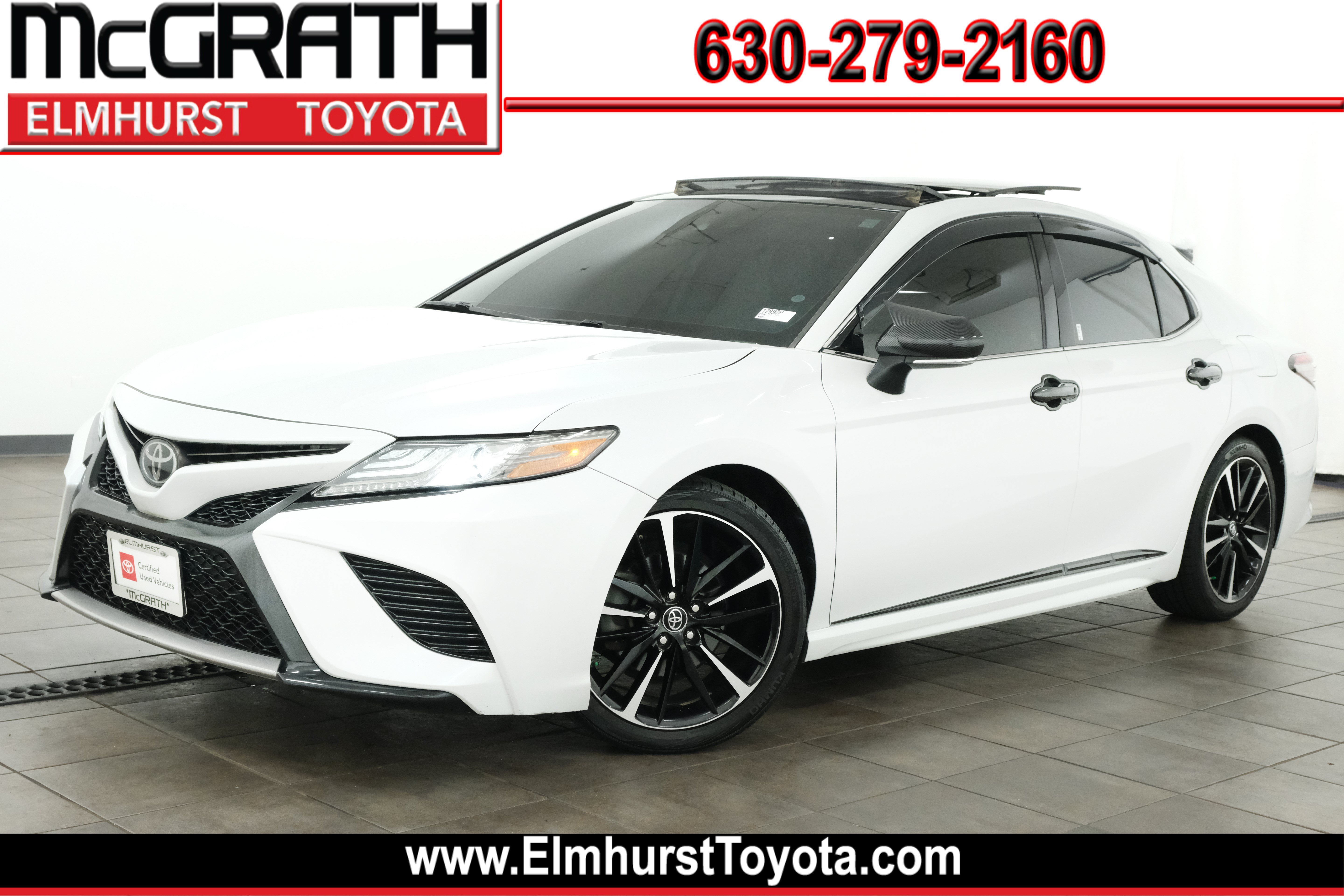 Certified Used 2019 Wind Chill Pearl Toyota XSE image 1
