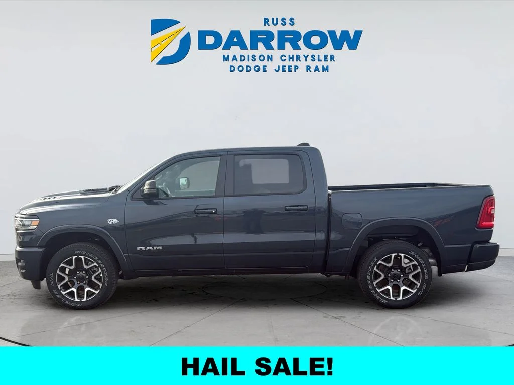 New 2026 Forged Blue Metallic Exterior Paint RAM Laramie image 2