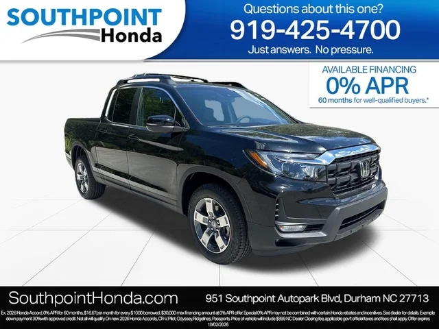 2026 Honda Ridgeline RTL