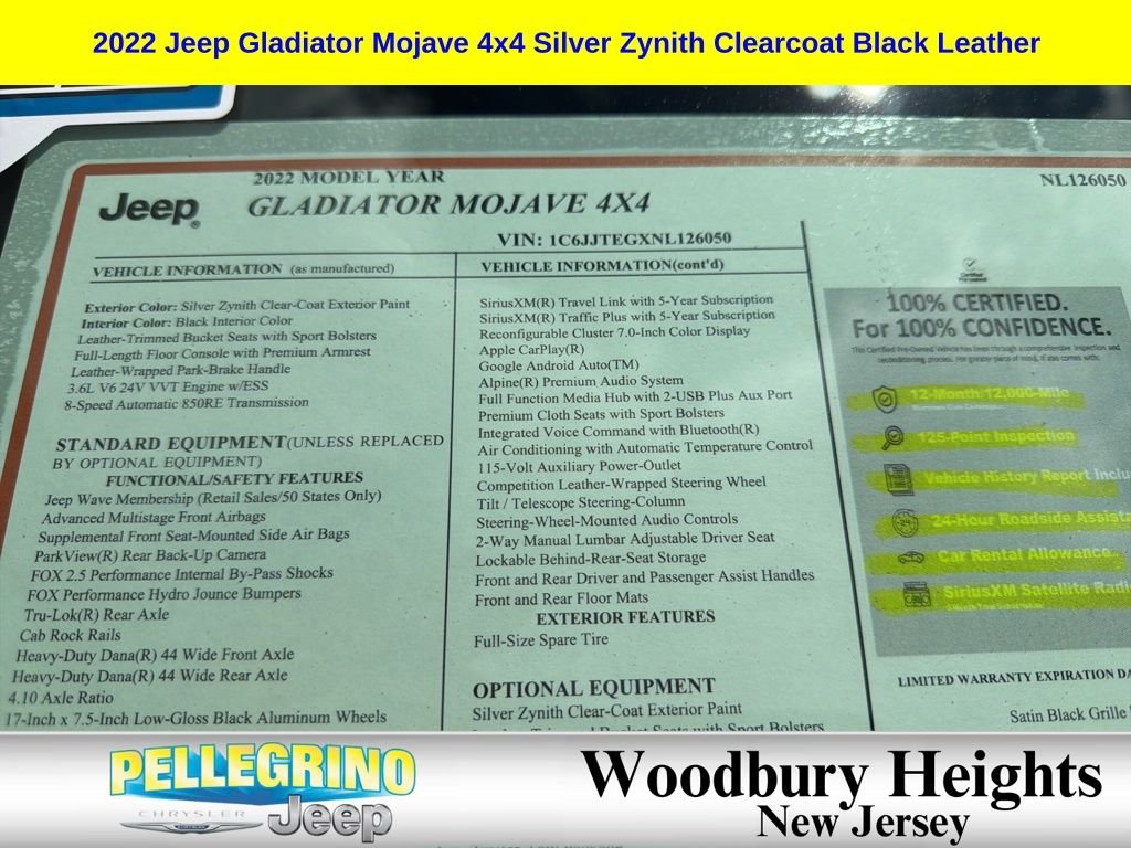 Certified Used 2022 Silver Jeep Mojave image 14