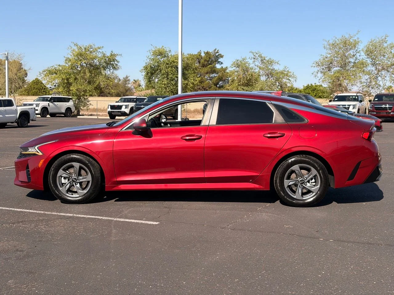 Used 2021 Passion Red Kia LXS image 2