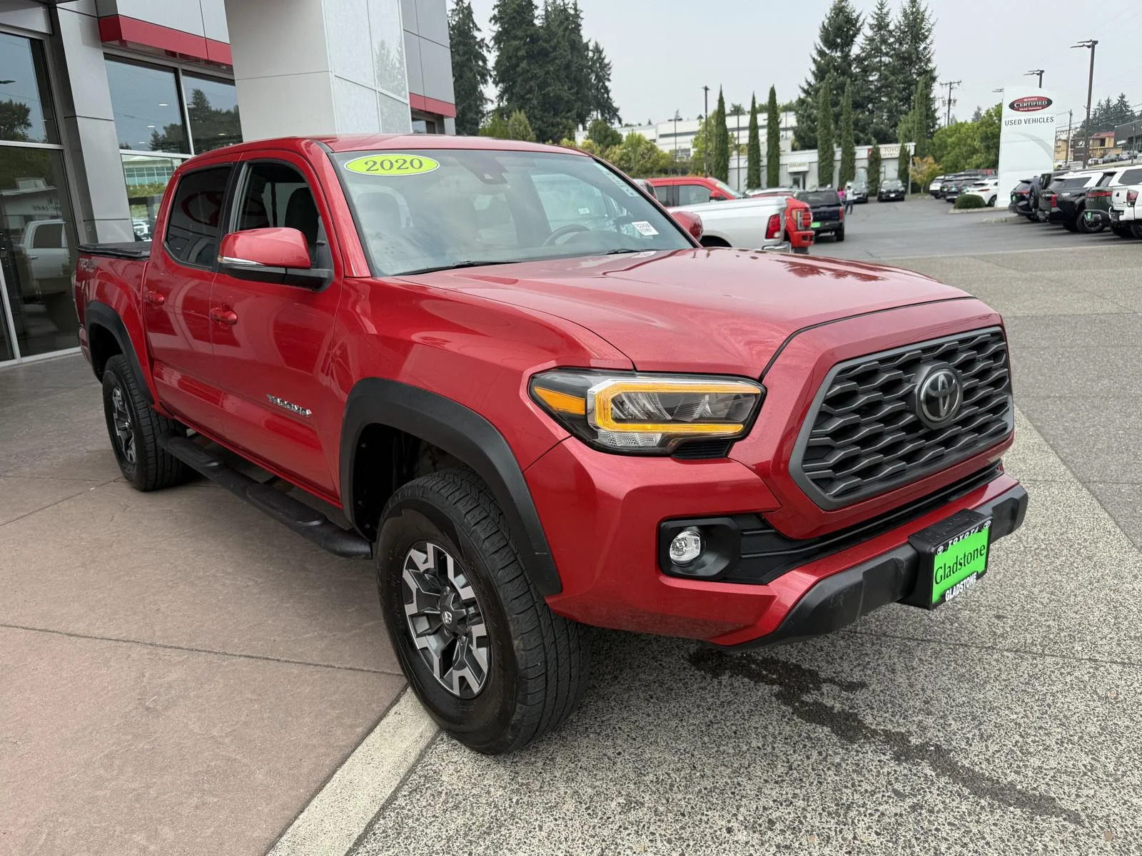 Used 2020 Barcelona Red Metallic Toyota TRD Off Road image 8