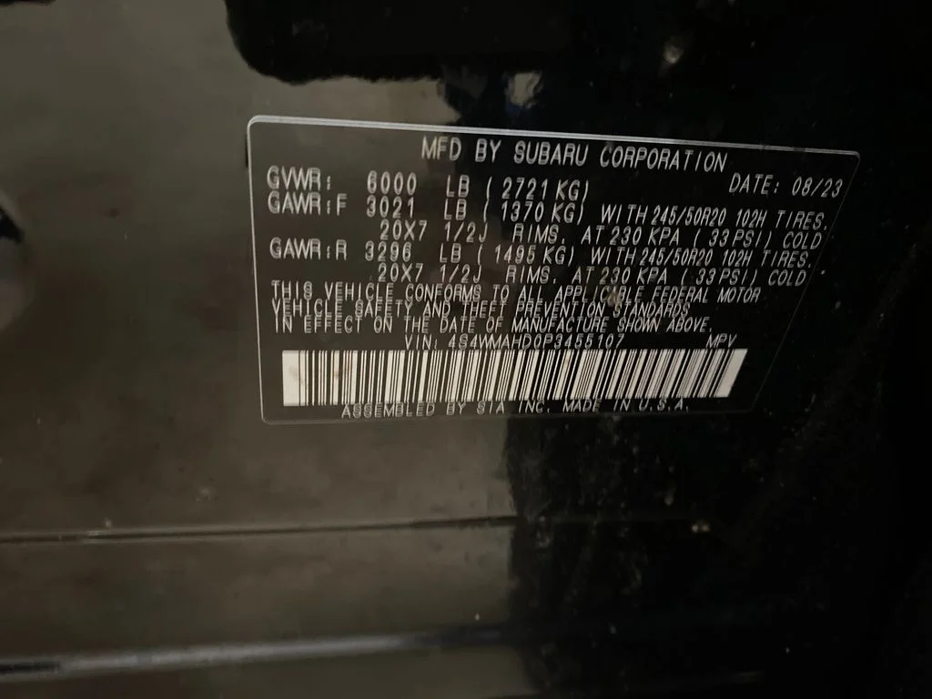 Certified Used 2023 Black Subaru Onyx Edition image 30