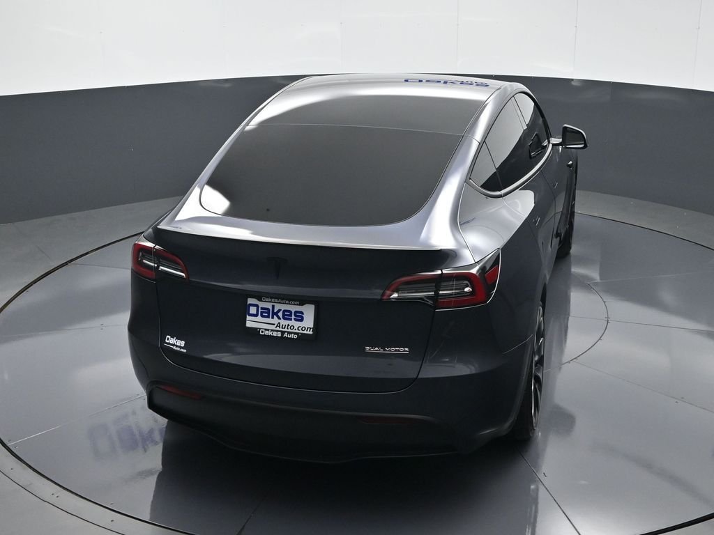 Used 2022 Midnight Silver Metallic Tesla Performance image 48