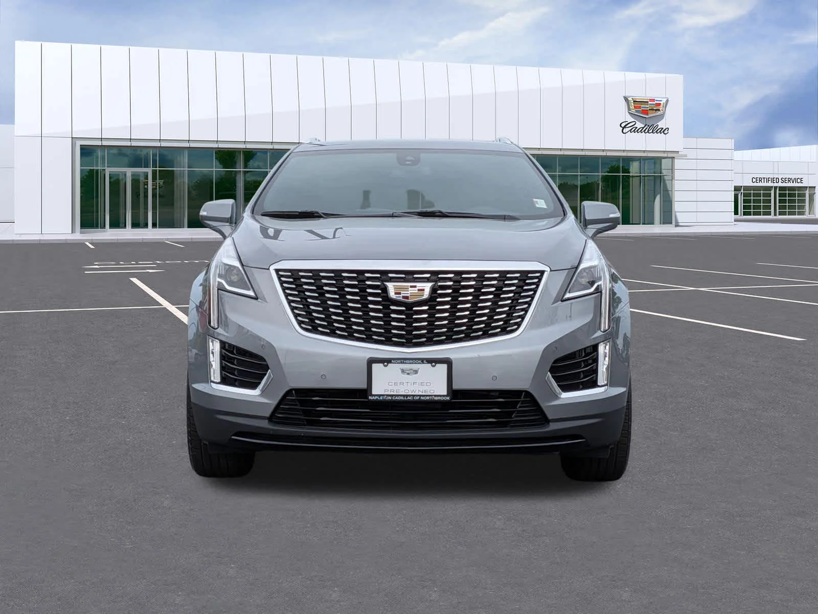 Used 2023 Argent Silver Metallic Cadillac Luxury image 2
