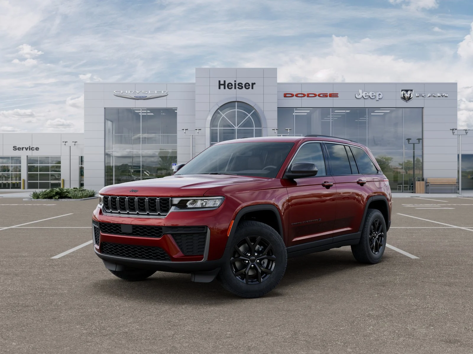 New 2026 Velvet Red Pearl-Coat Exterior Paint Jeep Altitude image 27