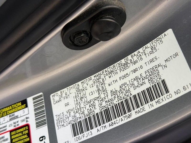 Used 2015 Silver Sky Metallic Toyota Base image 31