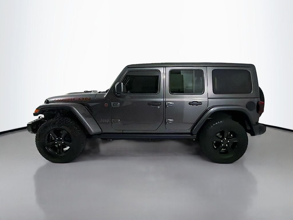 Used 2019 Granite Crystal Metallic Clearcoat Jeep Rubicon 4x4 image 4