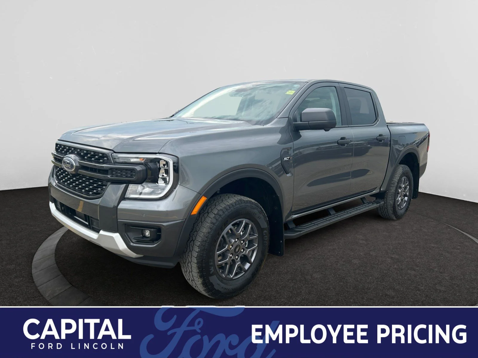 New 2026 Carbonized Grey Metallic Ford XLT image 1