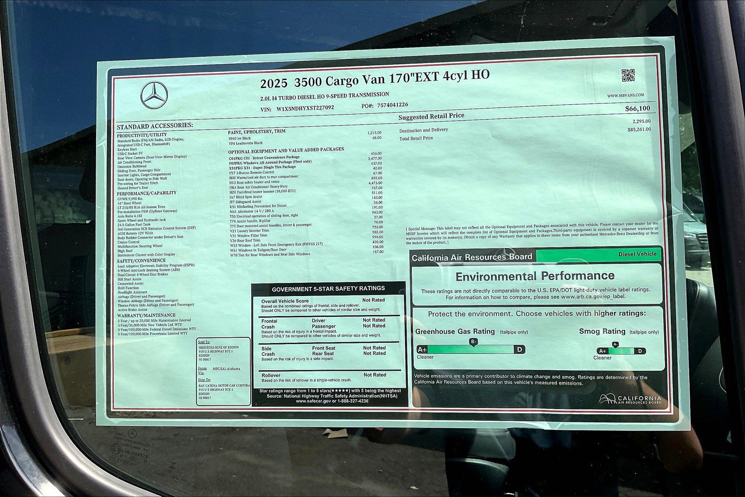 New 2025 Jet Black Mercedes-Benz Cargo 170 WB image 24