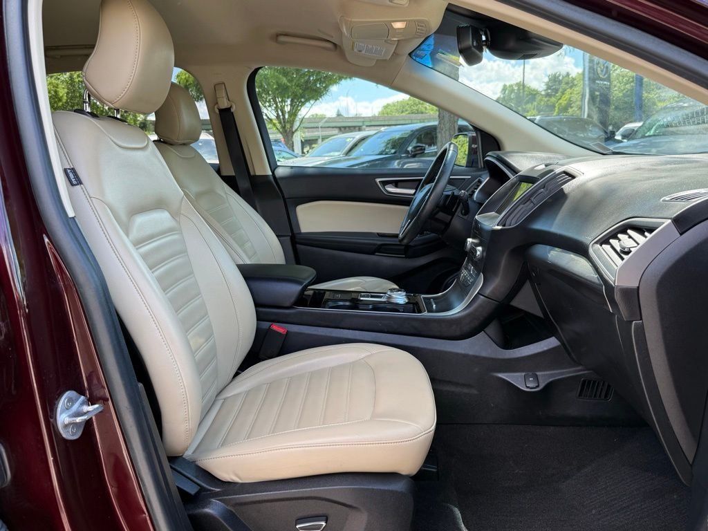 Used 2019 Burgundy Velvet Metallic Tinted Clearcoat Ford SEL image 28