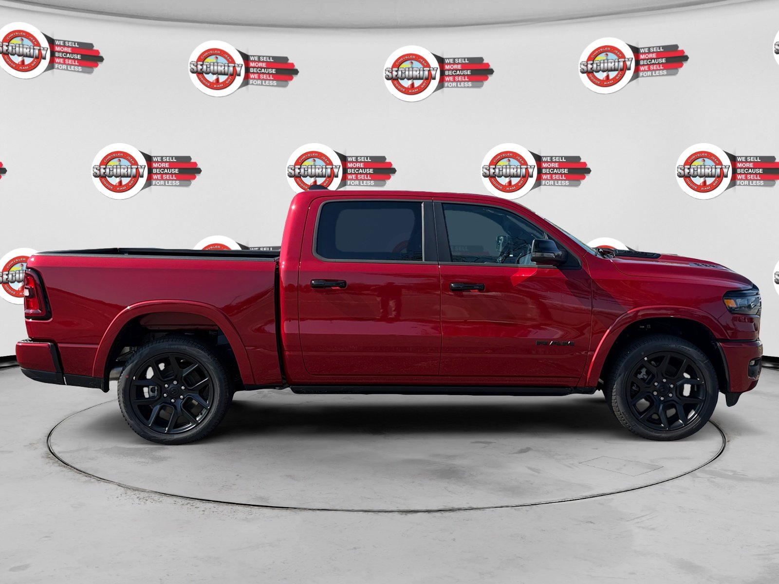 New 2026 Molten Red Pearl-Coat Exterior Paint RAM Laramie image 6