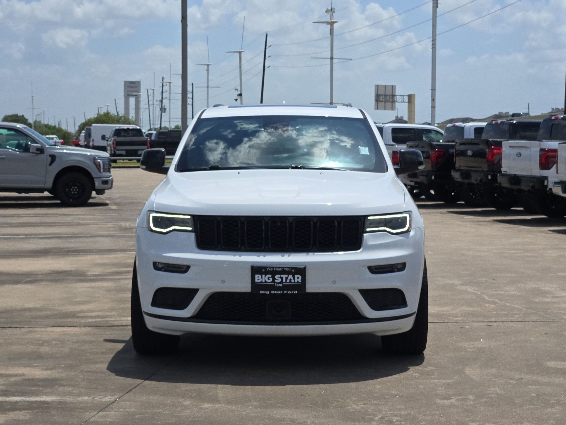 Used 2021 Bright White Clearcoat Jeep Overland image 8