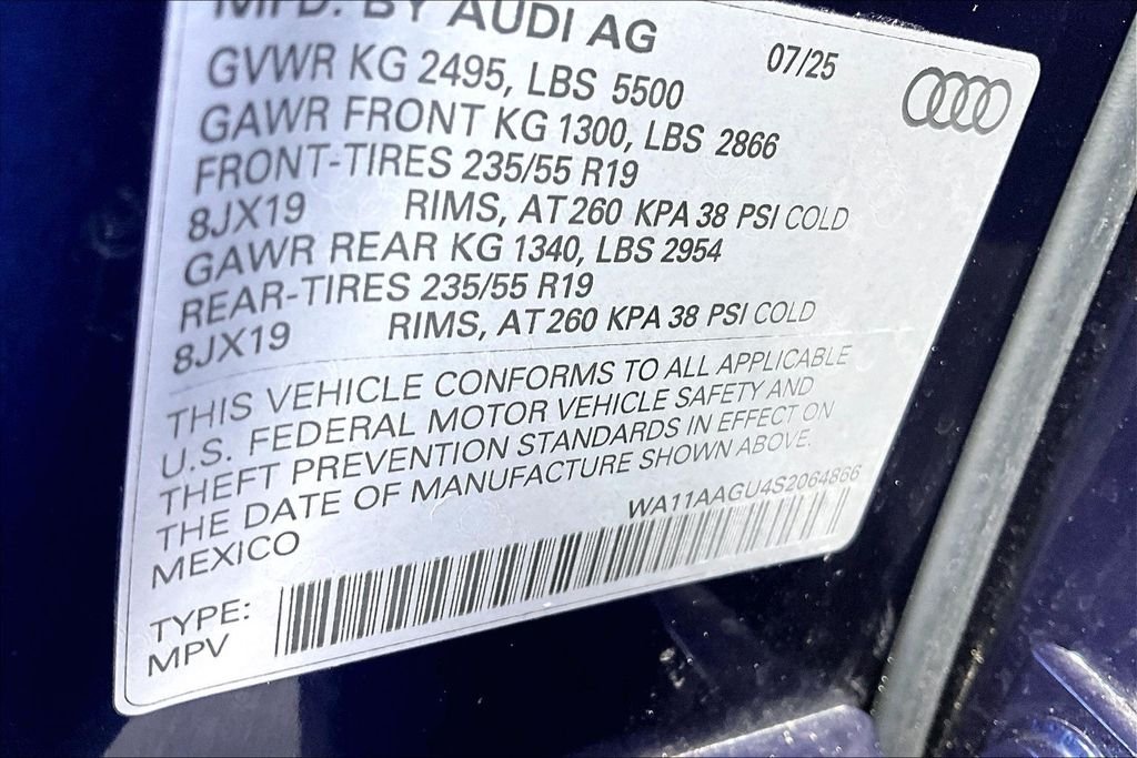 Used 2025 Blue Audi 2.0T Premium image 19