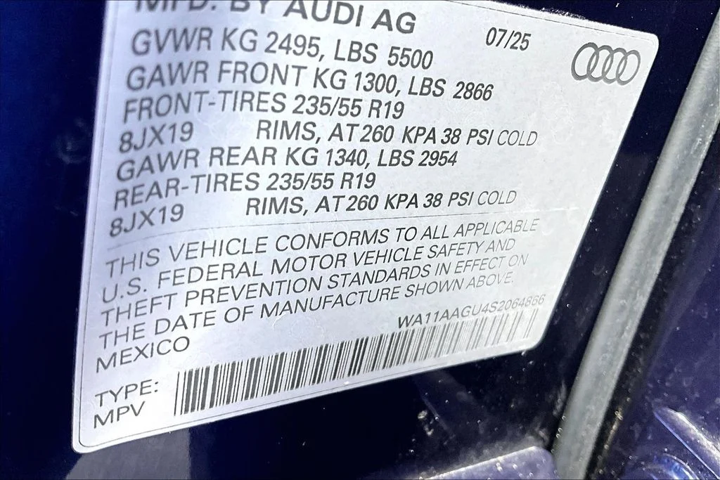 Used 2025 Blue Audi 2.0T Premium image 19