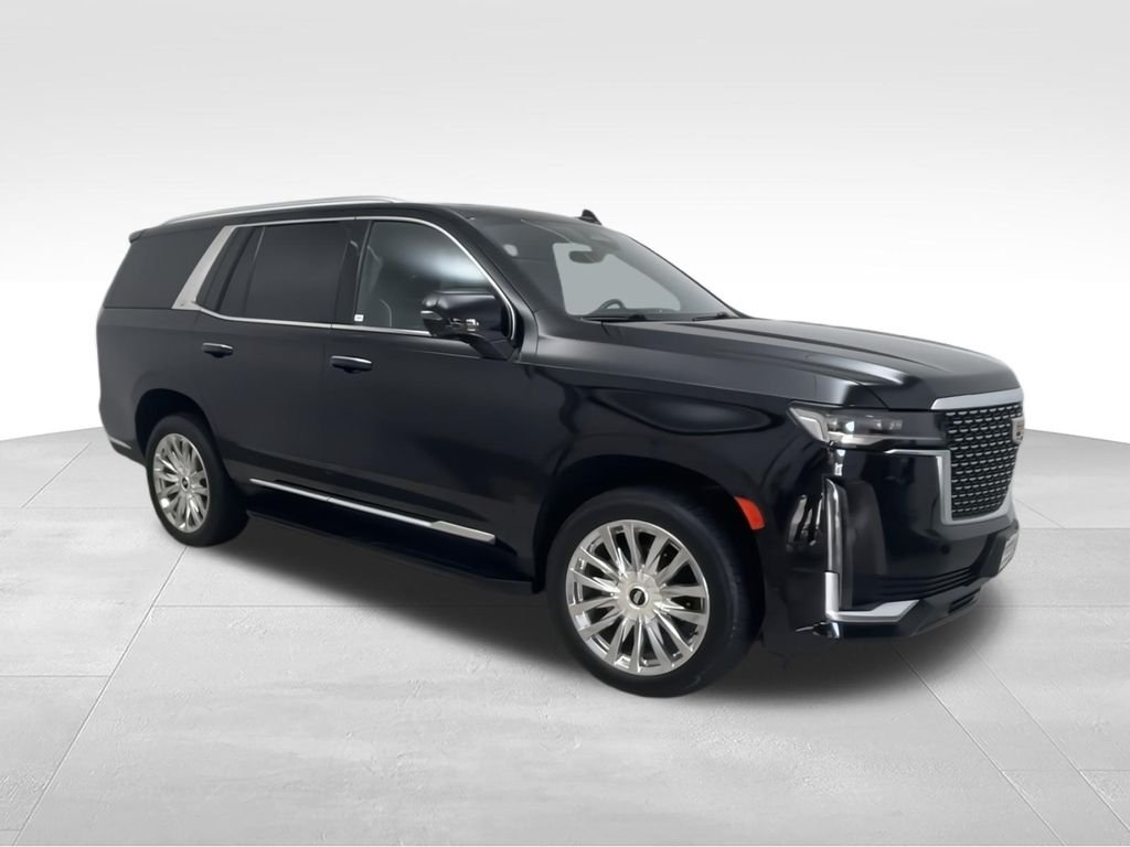 Used 2023 Black Cadillac Premium Luxury image 2