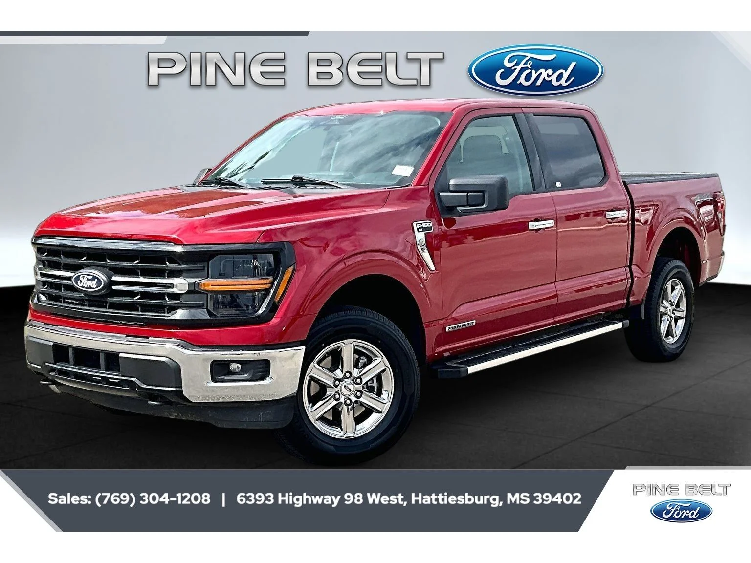 Used 2025 Rapid Red Metallic Tinted Clearcoat Ford XLT image 10