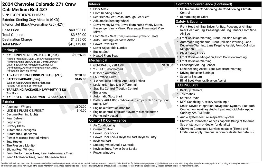 Used 2024 Gray Chevrolet Z71 image 38