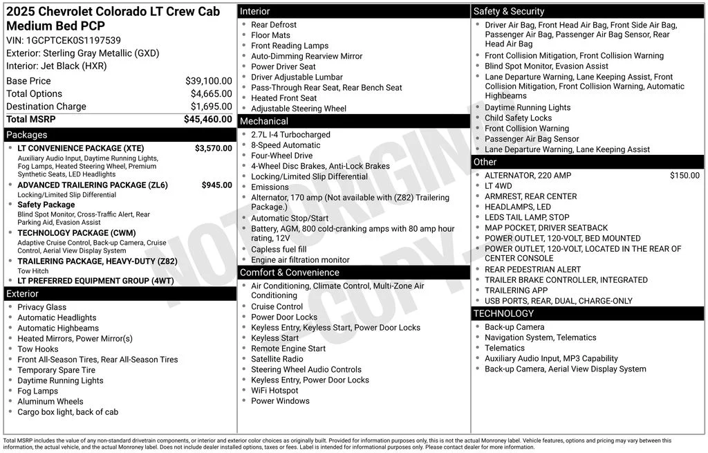 Used 2025 Gray Chevrolet LT image 9