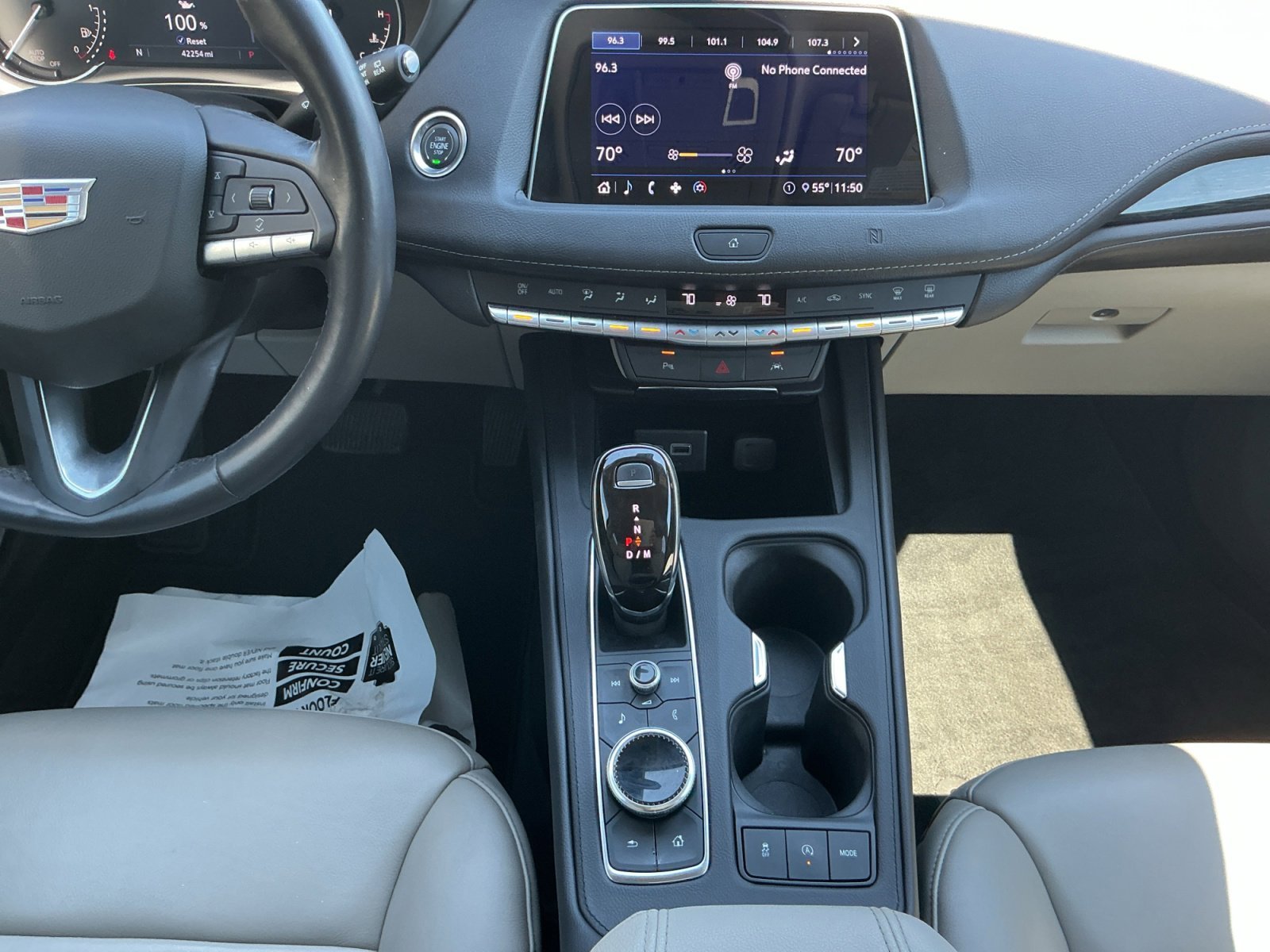 Used 2020 Radiant Silver Metallic Cadillac FWD Premium Luxury image 11