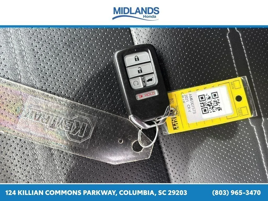 Certified Used 2021 Aegean Blue Metallic Honda EX-L image 44
