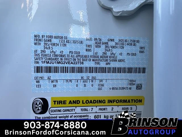 New 2027 Star White Metallic Tri-Coat Ford Platinum image 41