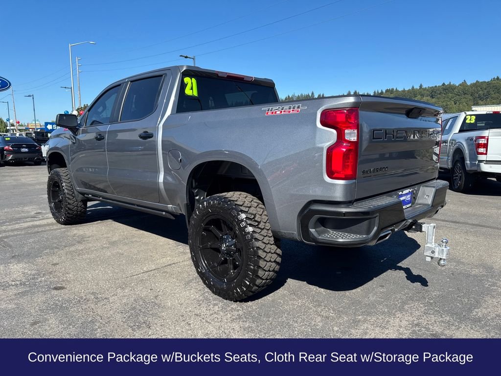 Certified Used 2021 Satin Steel Metallic Chevrolet LT Trail Boss image 4