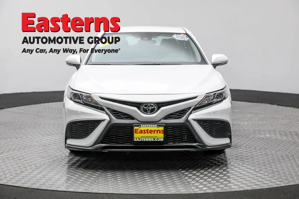 Used 2022 White Toyota SE image 2