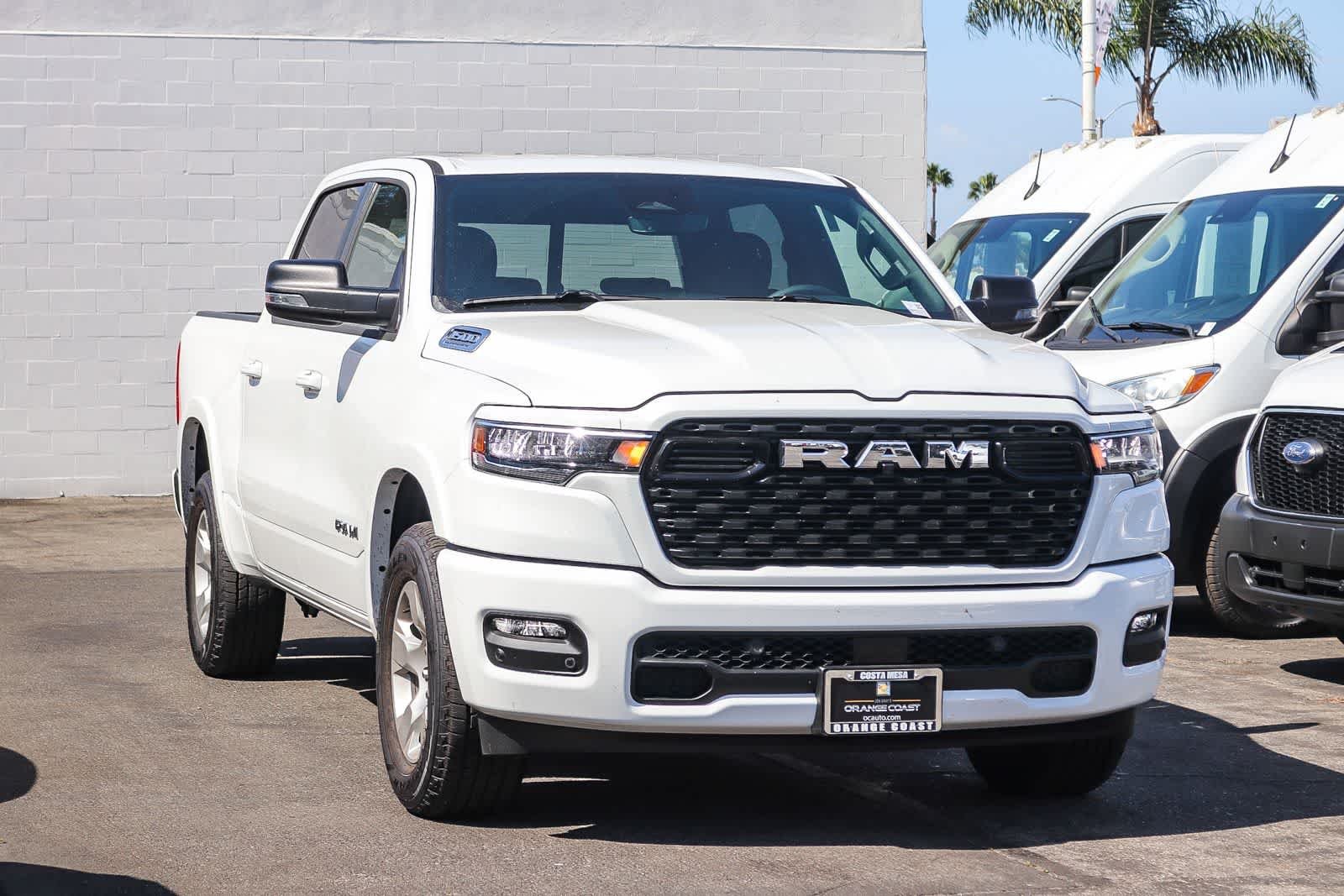 New 2026 Bright White Clear-Coat Exterior Paint RAM Big Horn image 3