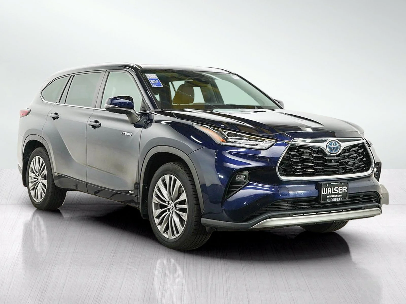 Used 2021 Blue Toyota Hybrid Platinum image 7