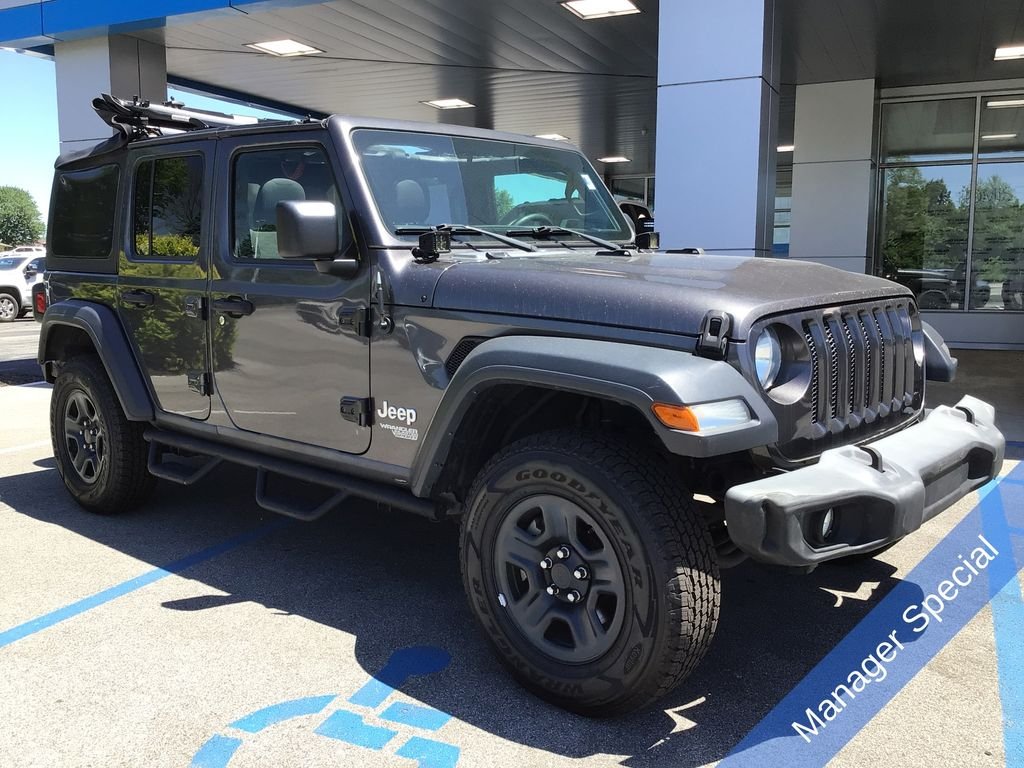 Used 2019 Gray Jeep Unlimited Sport image 5