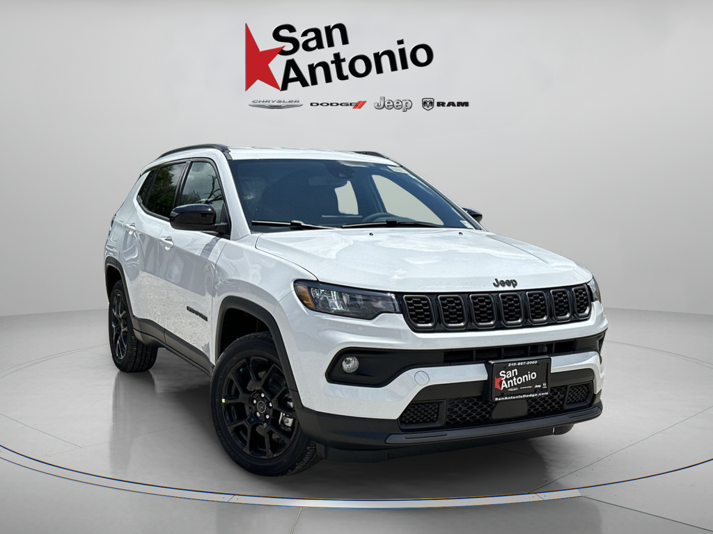 New 2026 Bright White Clear-Coat Exterior Paint Jeep Latitude image 1