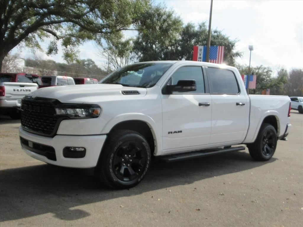 New 2026 Bright White Clear-Coat Exterior Paint RAM Big Horn/Lone Star image 3
