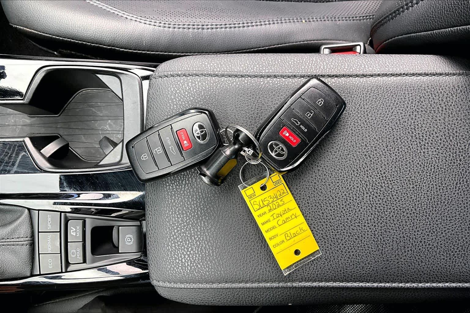 Used 2025 Midnight Black Metallic Toyota XSE image 15