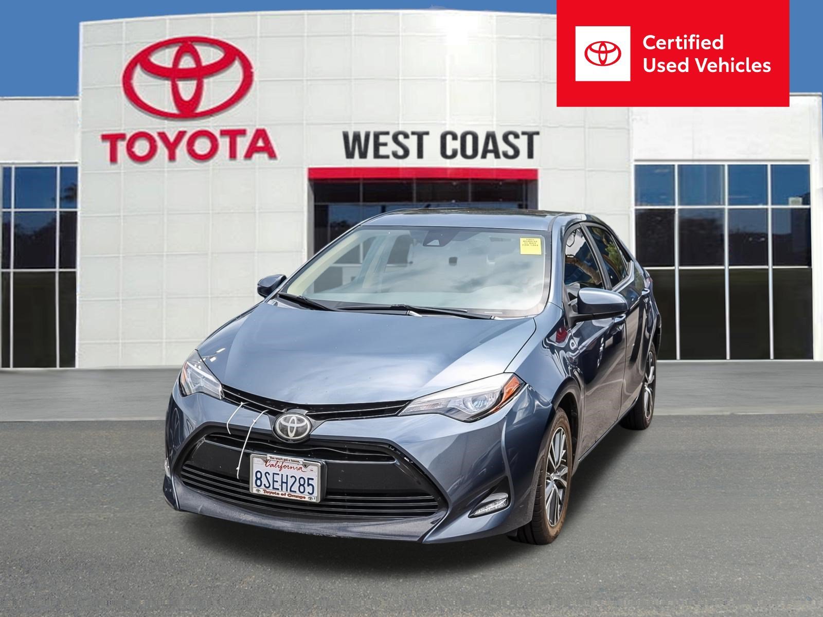Certified Used 2017 Slate Metallic Toyota LE image 1