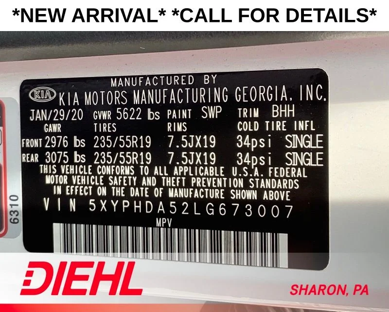 Used 2020 Snow White Pearl Kia EX image 9