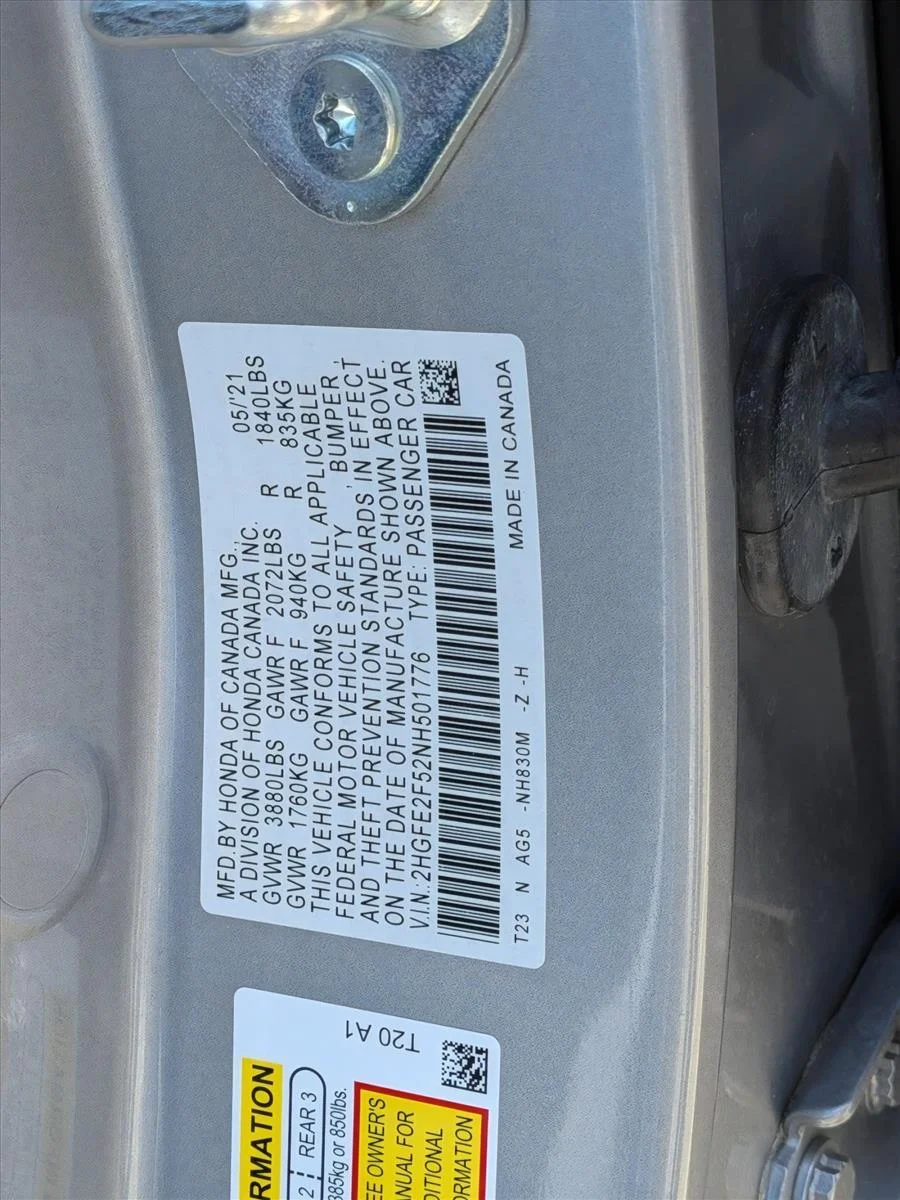 Used 2022 Lunar Silver Metallic Honda Sport image 24