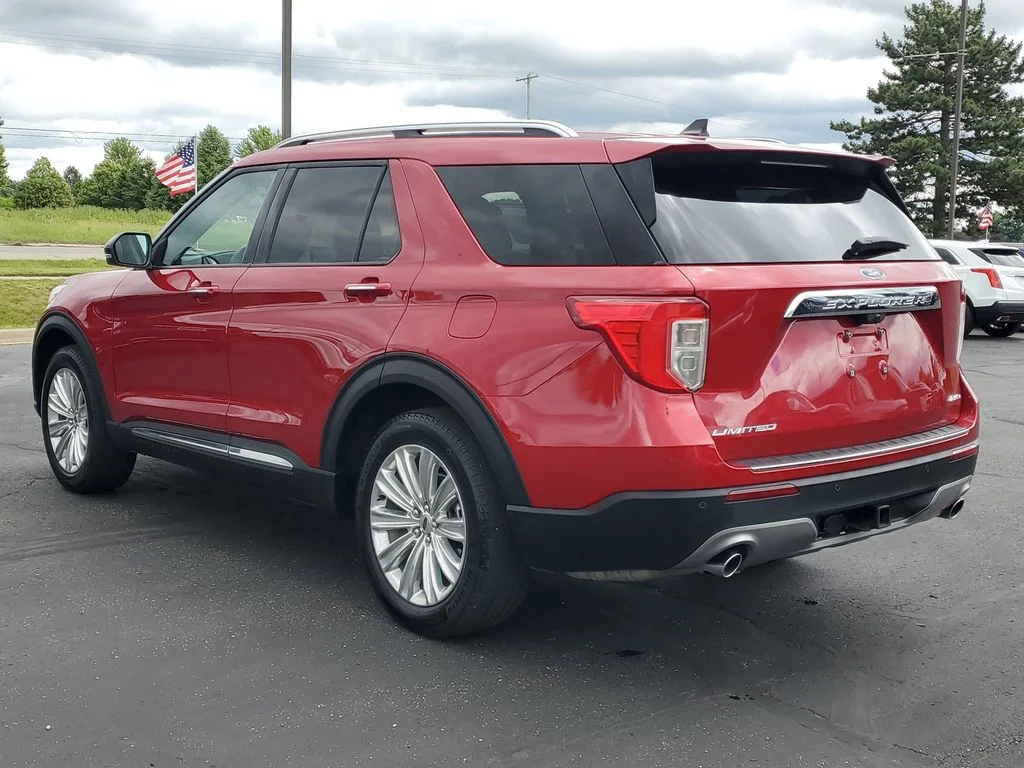 Certified Used 2024 Rapid Red Metallic Tinted Clearcoat Ford Limited image 3