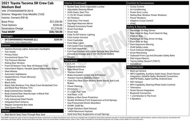 Used 2021 Gray Toyota SR image 16