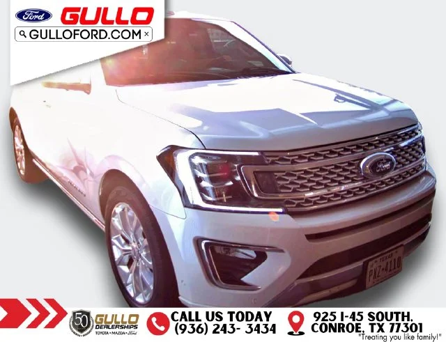 Used 2018 White Platinum Tri-Coat Metallic Ford Platinum image 9