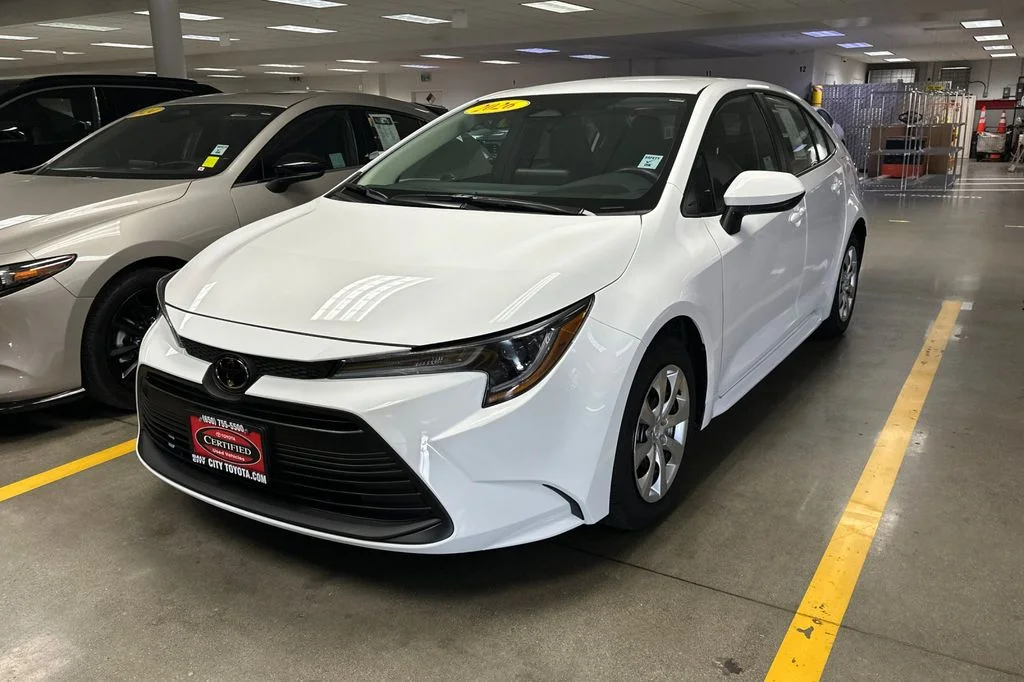 Used 2026 White Toyota LE image 2