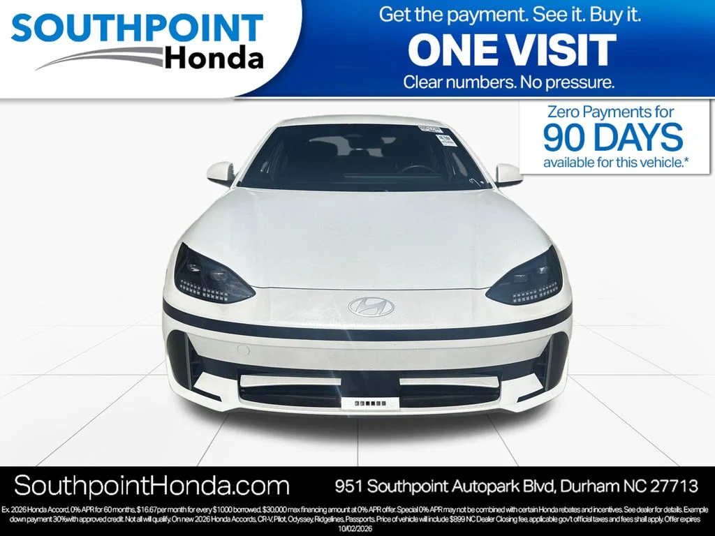 Used 2024 Hyundai IONIQ 6 SE with VIN KMHM24AA3RA072727 for sale in Durham, NC
