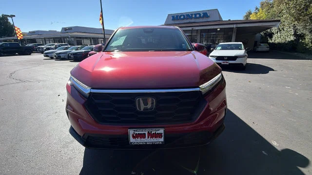 New 2026 Radiant Red Metallic Honda AWD LX image 8