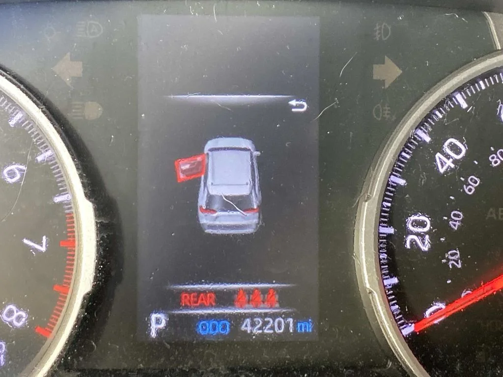 Used 2022 Silver Sky Metallic Toyota LE image 18