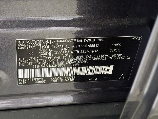 Used 2025 Gray Toyota LE image 33